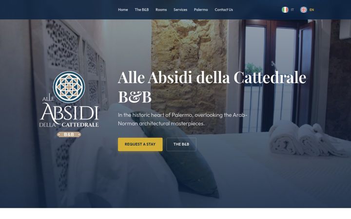 Screenshot of alleabsididellacattedrale.it