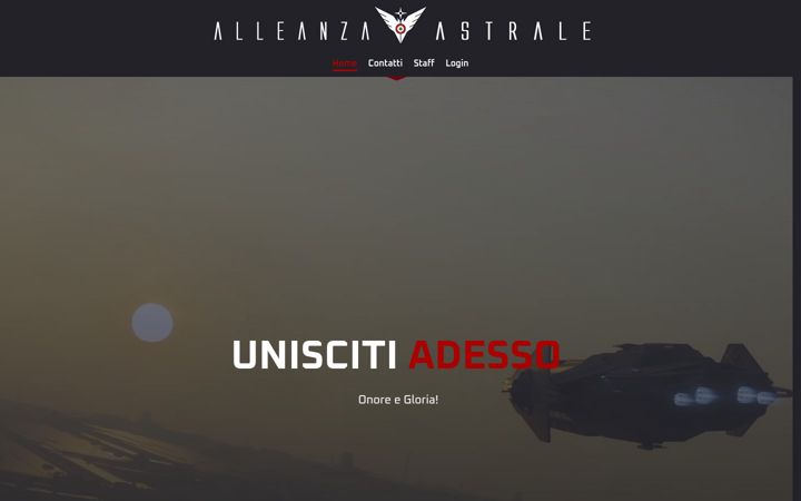 Screenshot of alleanzaastrale.com