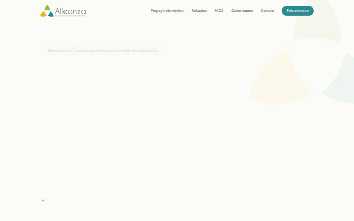 Screenshot of alleanzagestaomagistral.com.br