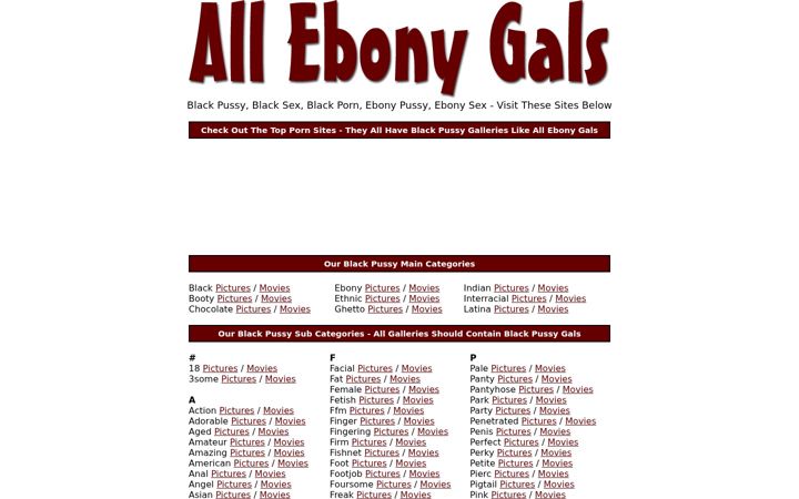 Screenshot of allebonygals.com