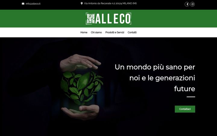 Screenshot of alleco.it