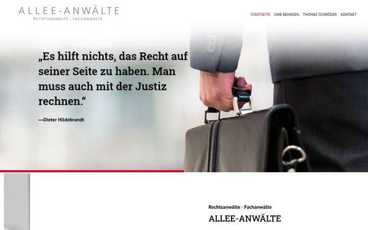 Screenshot of allee-anwaelte.de