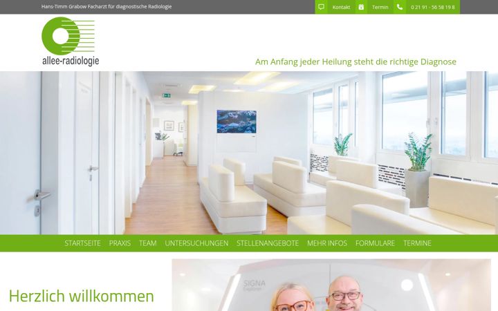 Screenshot of allee-radiologie.de