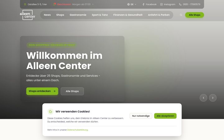 Zrzut ekranu alleencenter.com