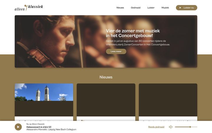 Screenshot of alleenklassiek.nl