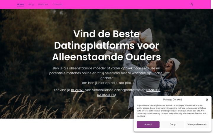 Snímek obrazovky alleenstaandeouderdating.nl