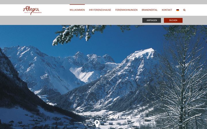 Screenshot stránky allegra-brand.at