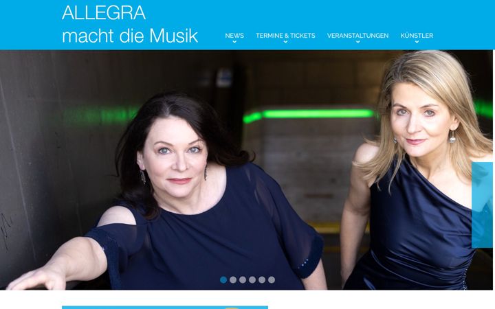 Screenshot of allegra-online.de