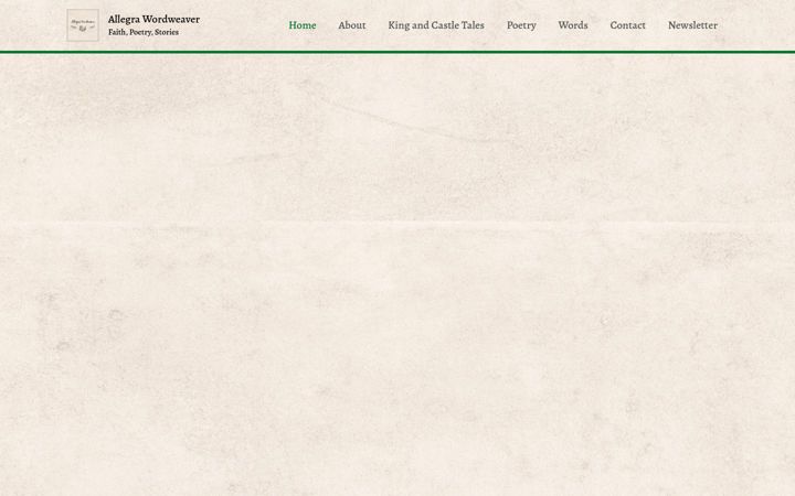 Screenshot of allegrawordweaver.com