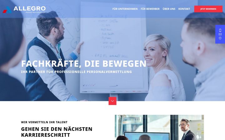 Screenshot of allegro-personalservice.eu