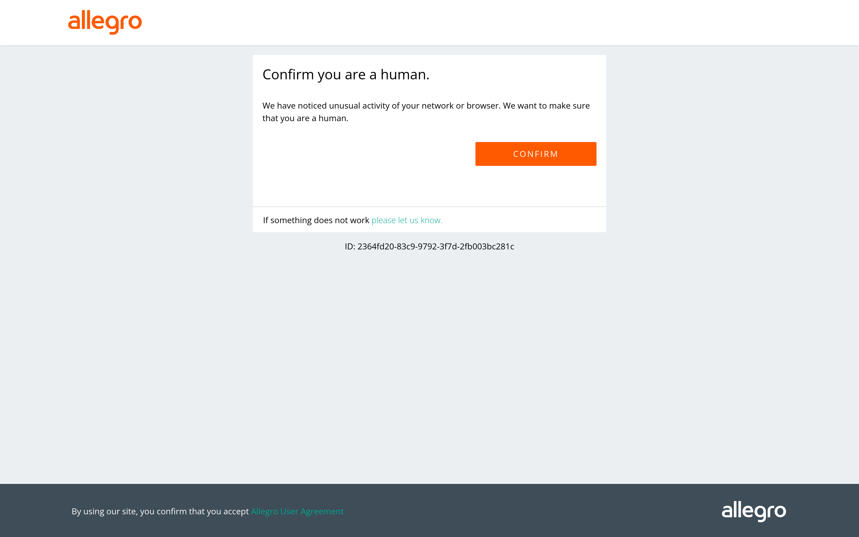Screenshot of allegro.pl