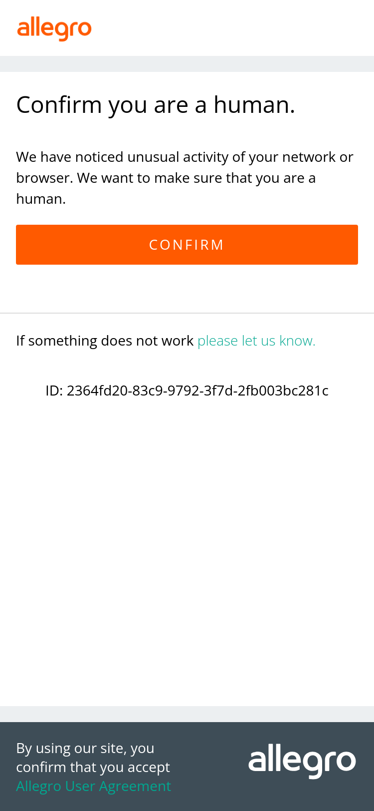Mobile screenshot of allegro.pl