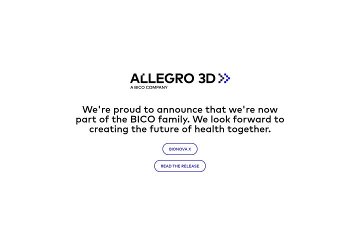 Kuvakaappaus sivustosta allegro3d.com