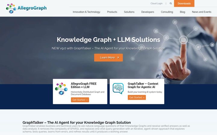 Kuvakaappaus sivustosta allegrograph.com