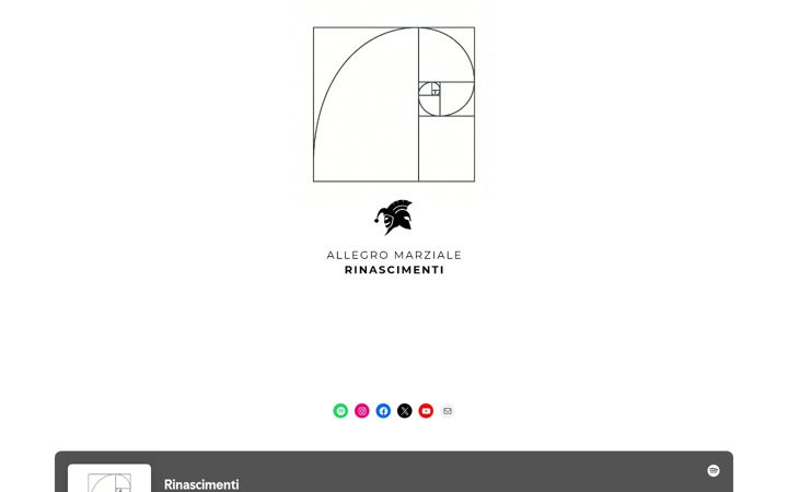 Kuvakaappaus sivustosta allegromarziale.com