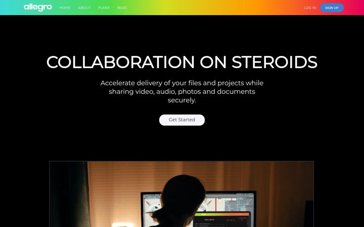 Screenshot of allegrotransfer.com