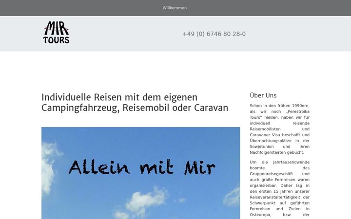 Screenshot of allein-mit-mir.de
