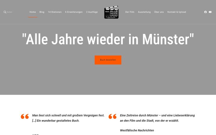 Screenshot of allejahrewiederprojekt.de