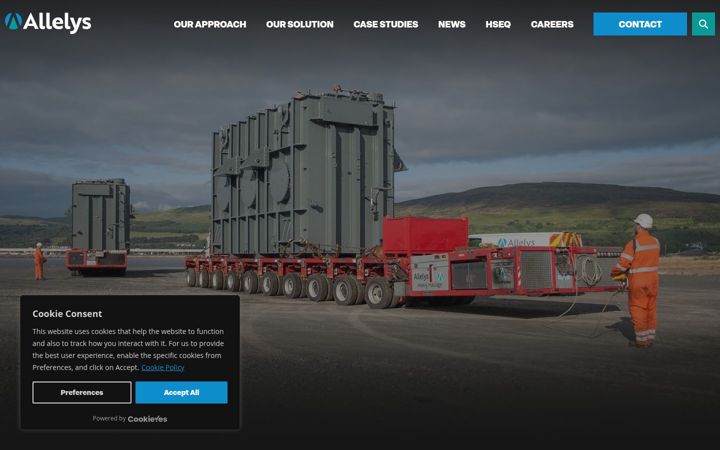 Screenshot ta' allelys.co.uk