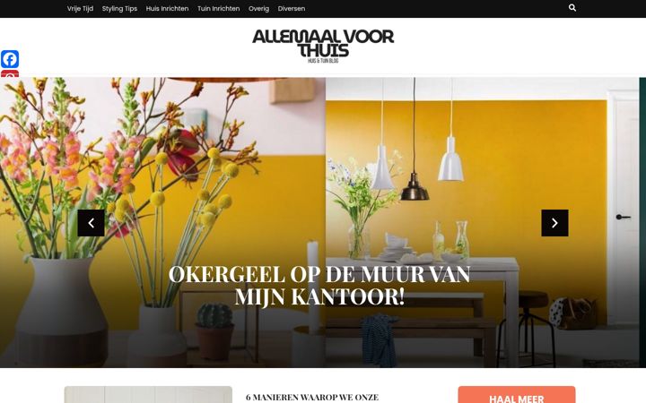 Snímek obrazovky allemaalvoorthuis.com