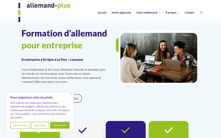 Screenshot of allemand-plus.ch