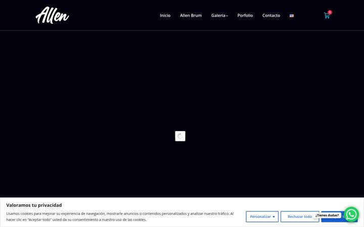 Screenshot of allenbrum.com