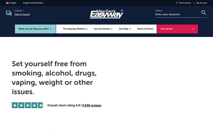 Screenshot of allencarr.com