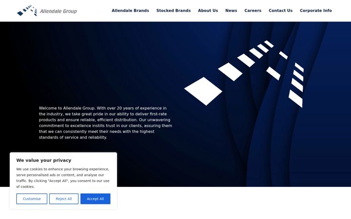 Screenshot of allendale-group.com