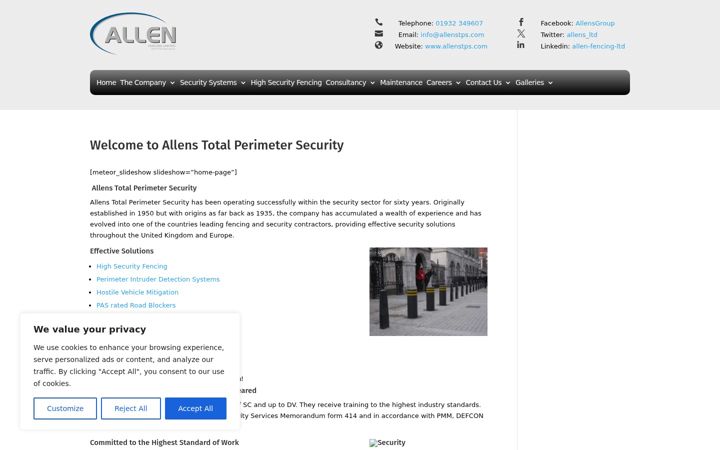 Screenshot of allenstps.com