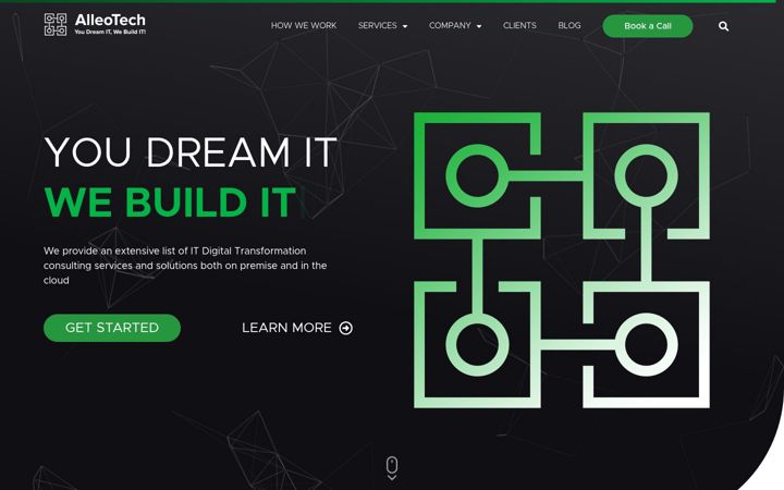 Screenshot of alleo.tech