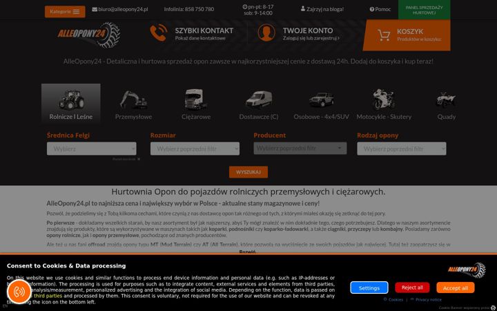Screenshot of alleopony24.pl