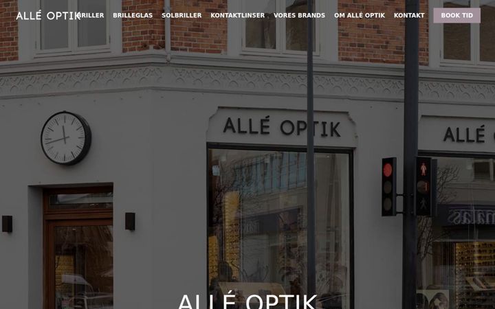 Képernyőkép: alleoptik.dk