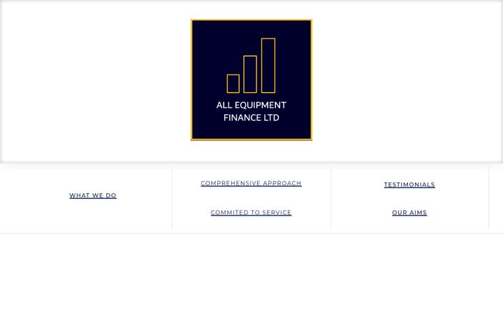 Screenshot of allequipmentfinance.co.uk