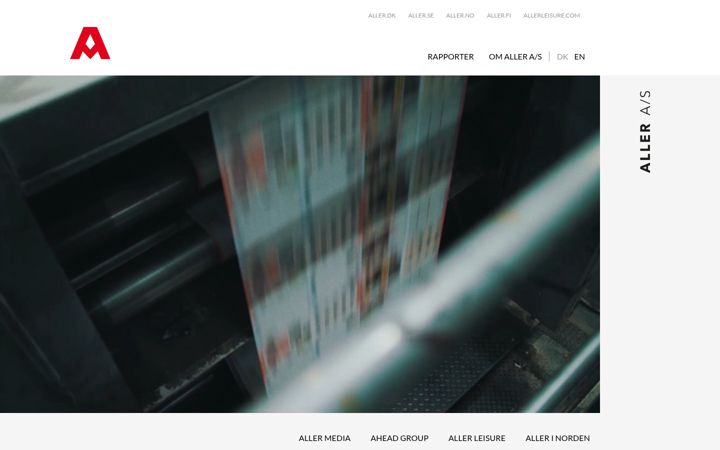 Screenshot of aller.com