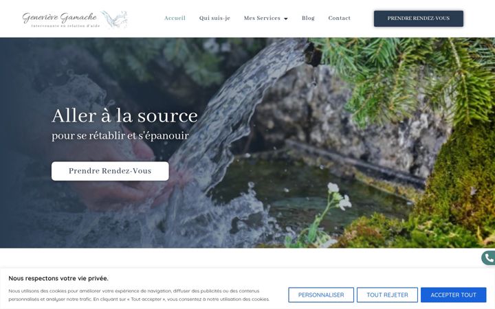 Screenshot of alleralasource.ca