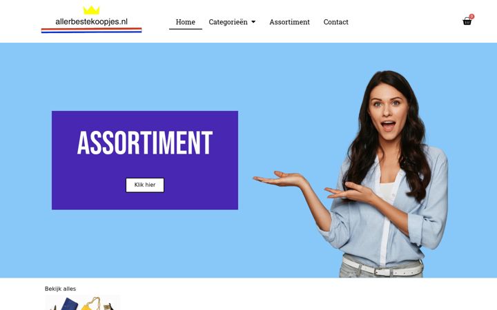 Screenshot of allerbestekoopjes.nl