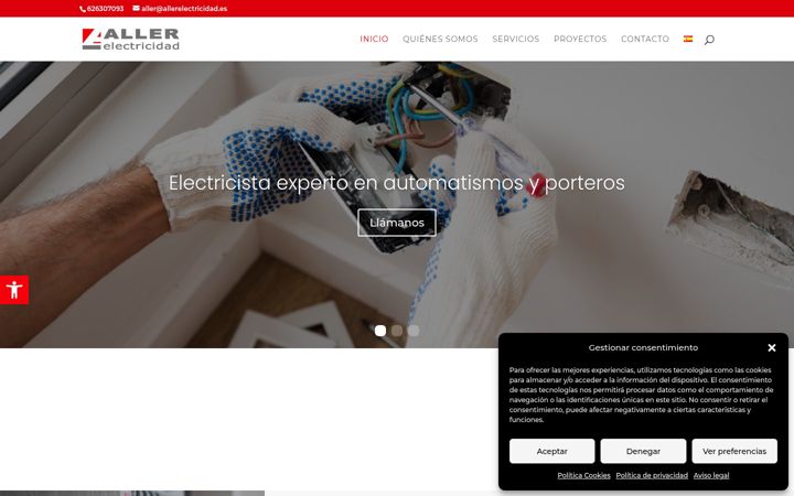 Képernyőkép: allerelectricidad.com