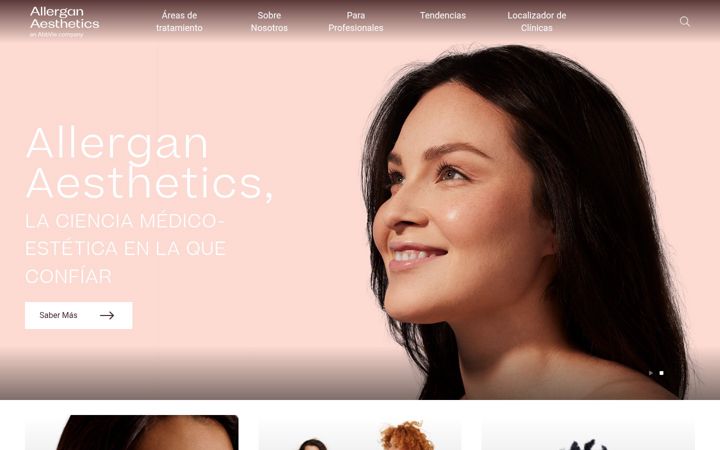 Képernyőkép: allergan-acelera.com
