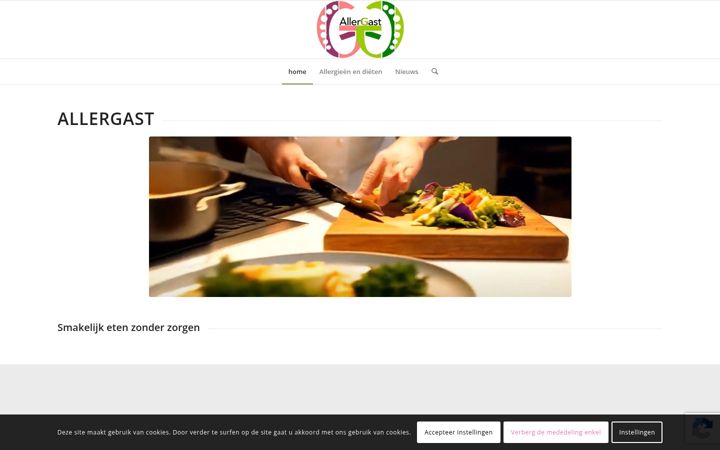 Screenshot of allergast.nl