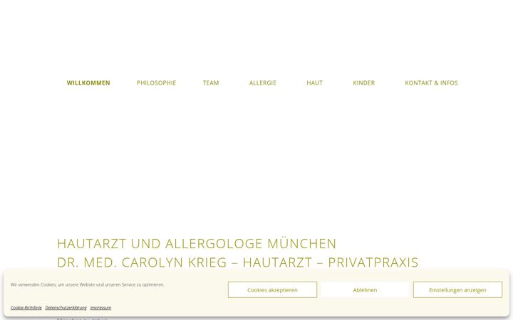 Képernyőkép: allergie-hautarzt-muenchen.de