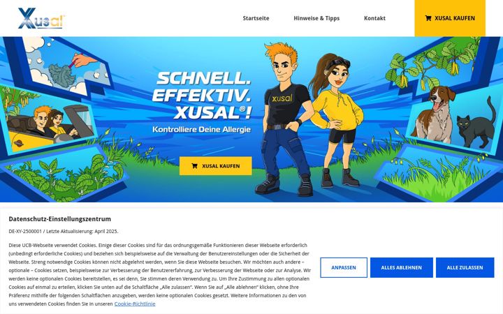 Screenshot of allergien-kontrollieren.de