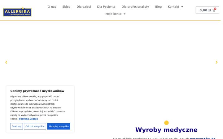 Screenshot του allergikamed.pl