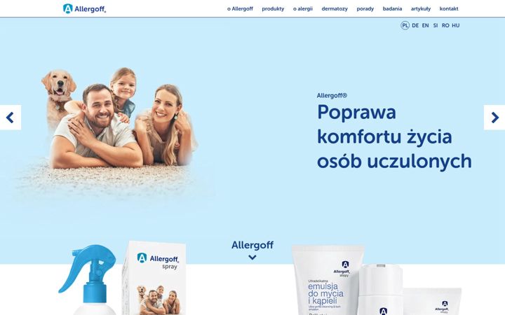 Screenshot του allergoff.pl