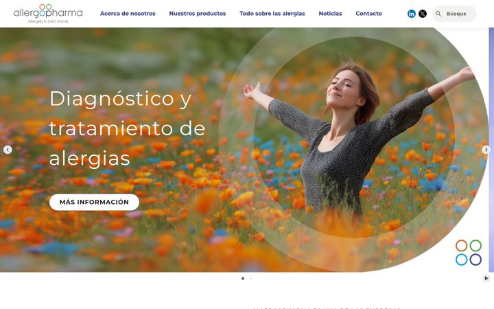Screenshot of allergopharma.es
