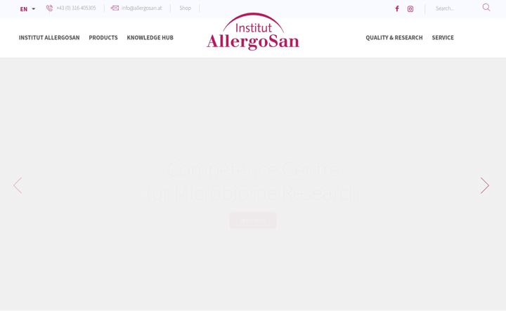 Screenshot του allergosan.com