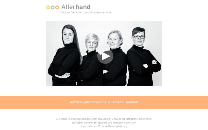 Snimka zaslona za allerhand-hamburg.de