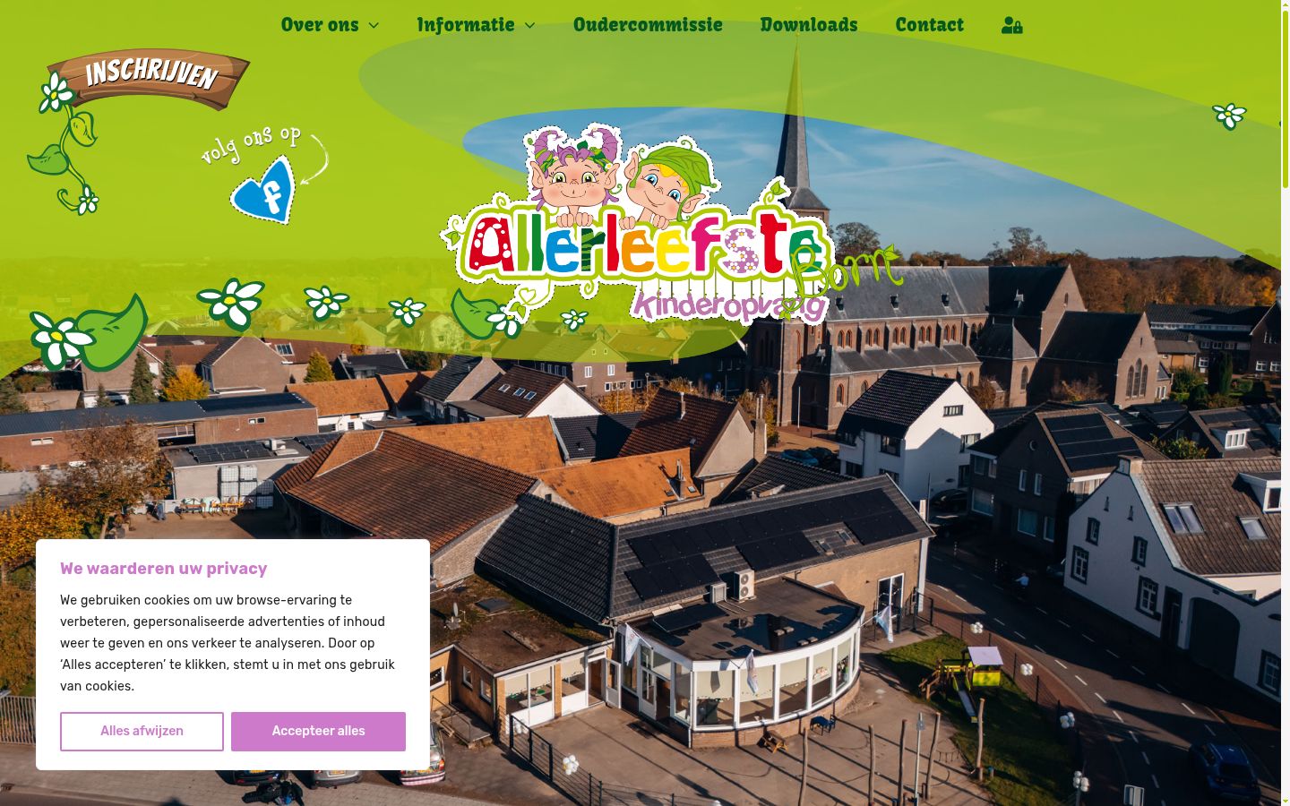 Screenshot des Einwilligungsbanners vor jeglicher Interaktion
