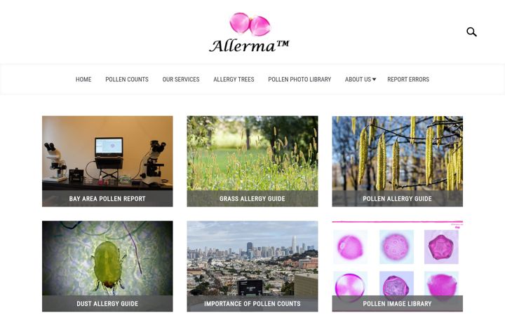 Screenshot van allerma.com