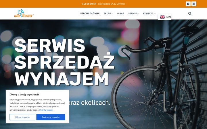 Screenshot of allerower.pl
