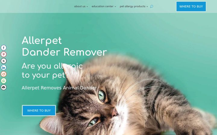 Screenshot of allerpet.com